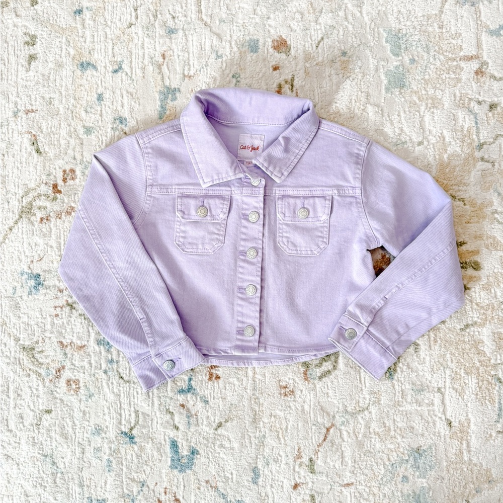 Lavender Denim Jacket